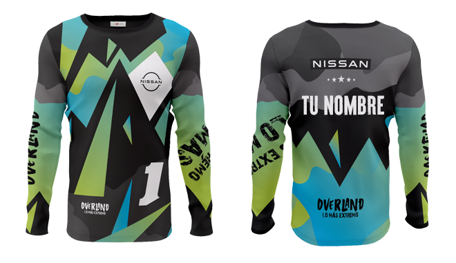 Camisa Overland Honduras - Lo más extremo - Nissan - www.overland.lorenzana.live